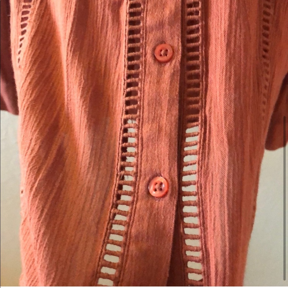 Amuse Button Up Blouse - Picture 3 of 4